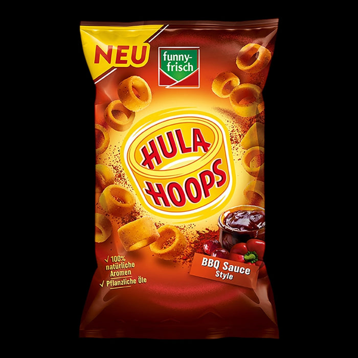 funny-frisch Hula Hoops BBQ Sauce Style 75g