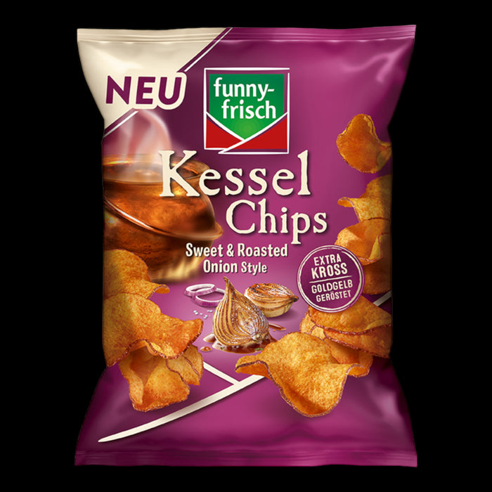 funny-frisch Kessel Chips Sweet & Roasted Onion Style 120g