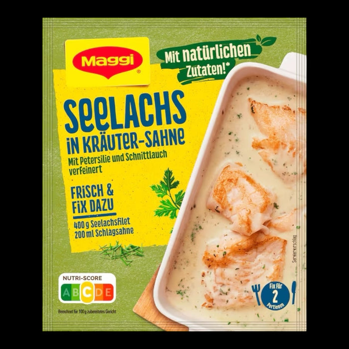 MAGGI Fix für Seelachs in Kräuter-Sahne