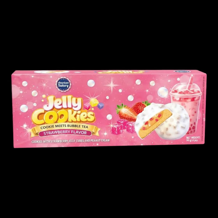 American Bakery Jelly Cookies Strawberry 96g