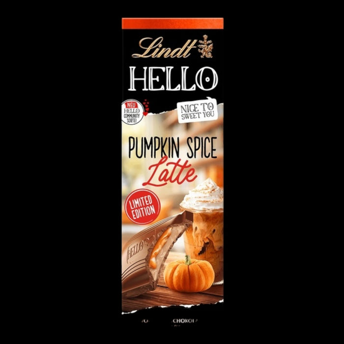 Lindt Hello Pumpkin Spice Latte Vollmilch Tafel 100g