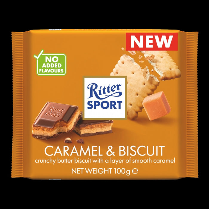 Ritter Sport Caramel & Biscuit 100g