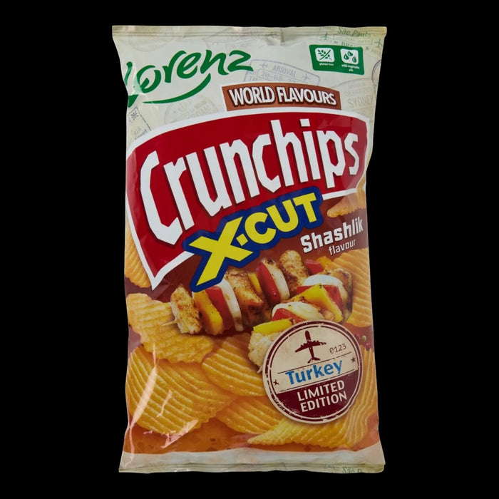 Lorenz Crunchips X-Cut Turkey Shashlik 130g