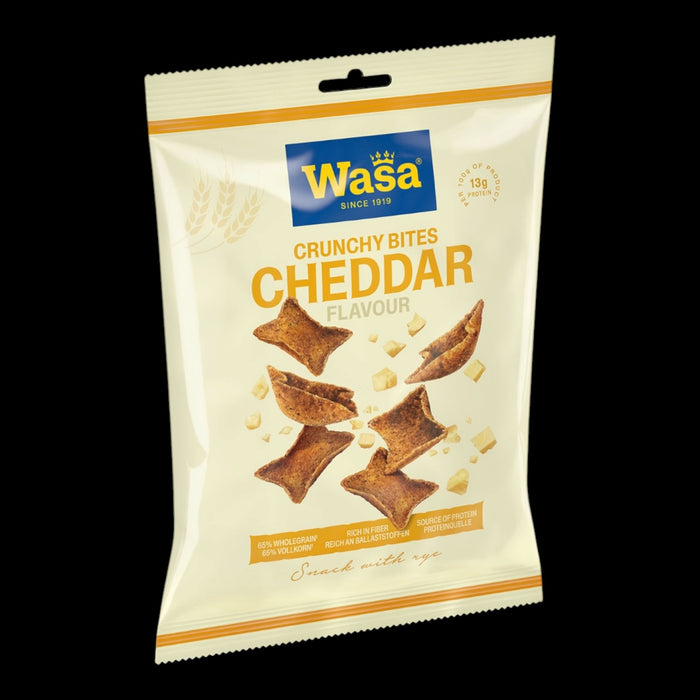 Wasa Crunchy Bites Cheddar 100g