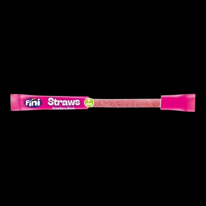 Fini Straws Strawberry Shock Sour 25g