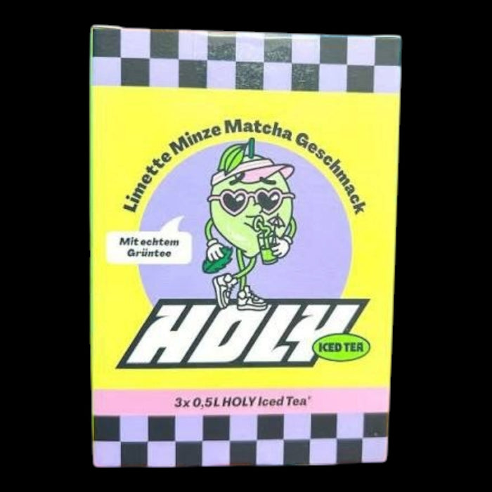 Holy ICED TEA Limette x Matcha x Minze mit grünem Tee 3x0.5l