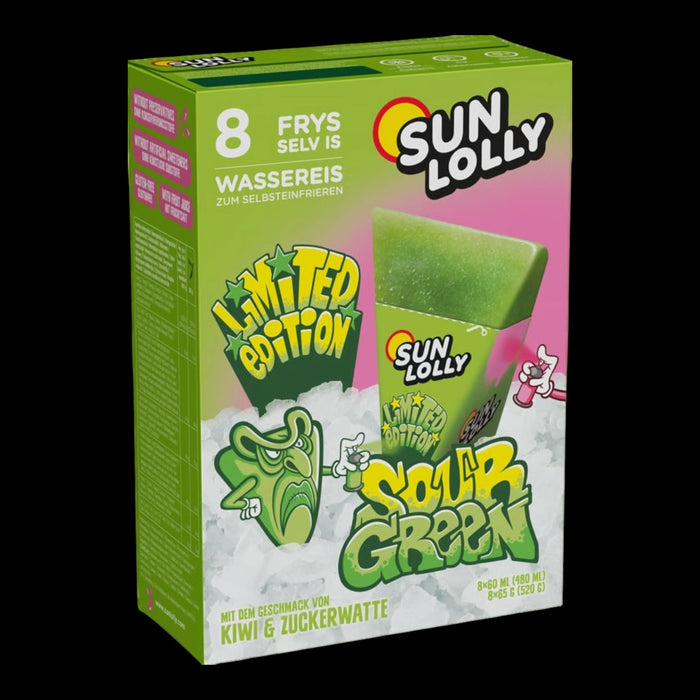 Sun Lolly Sour Green Limited 8er
