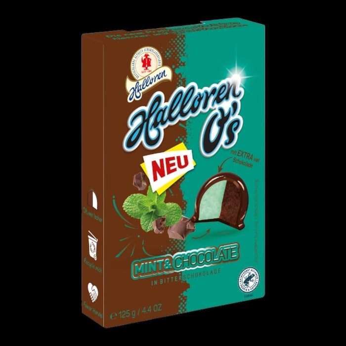 Halloren O's Mint & Chocolate 125g