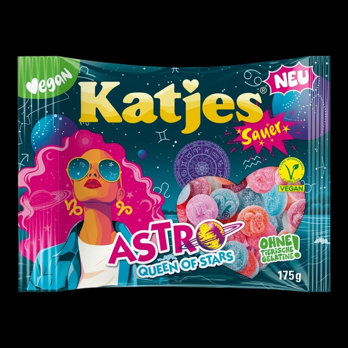 Katjes Astro Queen of Stars Sauer 175g