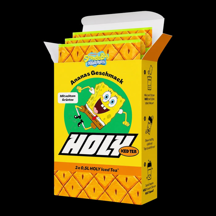 Holy Iced Tea SpongeBob Ananas 3x 0.5l