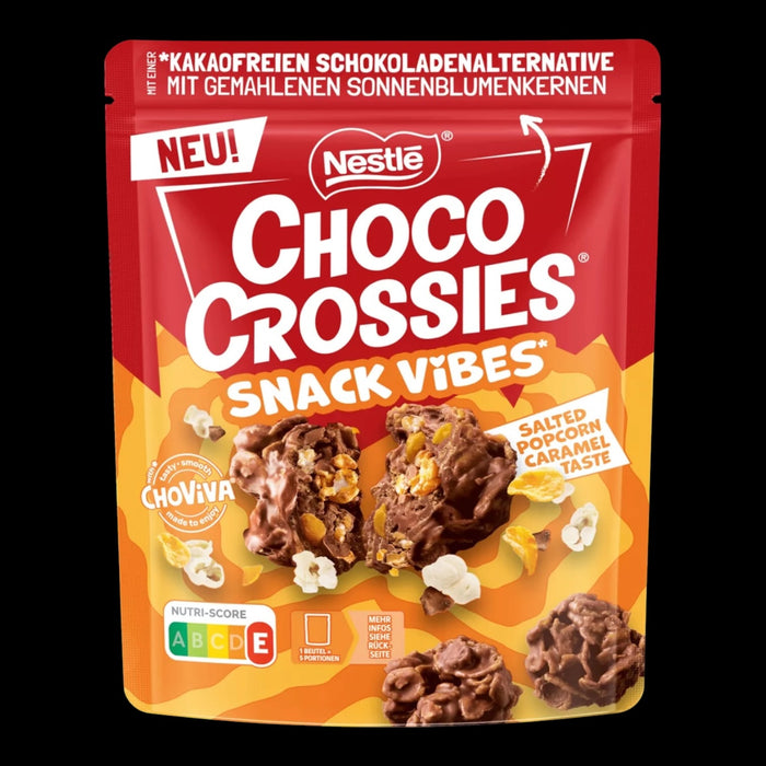 Choco Crossies Snack Vibes Salted Popcorn Caramel Taste 100g