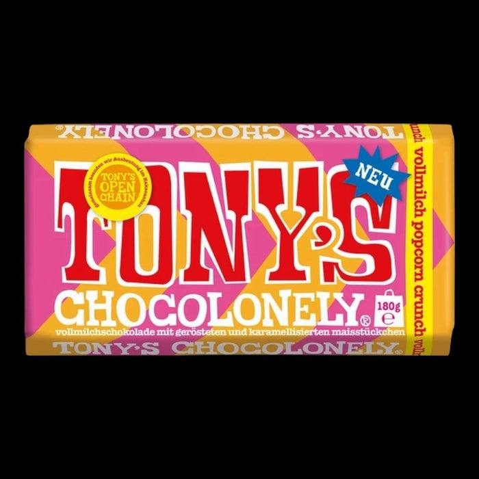 Tonys Chocolonely Vollmilch Popcorn Crunch 180g