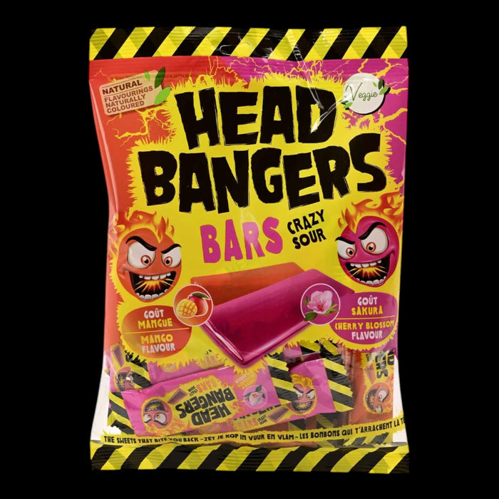 Head Bangers Bars Crazy Sour Mango & Sakura 200g