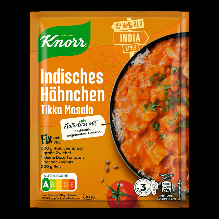 Knorr Fix für Indisches Hähnchen Tikka Masala 36g