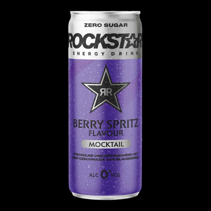 Rockstar Energy Drink Mocktail Berry Spritz Zero Sugar 330ml