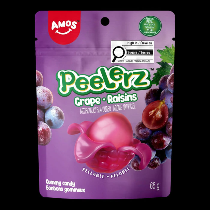 Amos Peelerz Gummy Grape 65g
