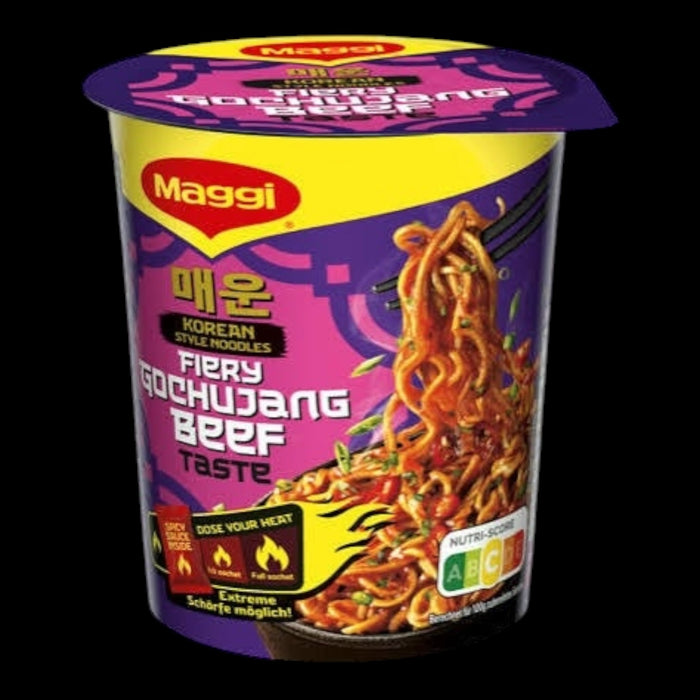 MAGGI Korean Style Noodles Fiery Gochujang Beef Taste