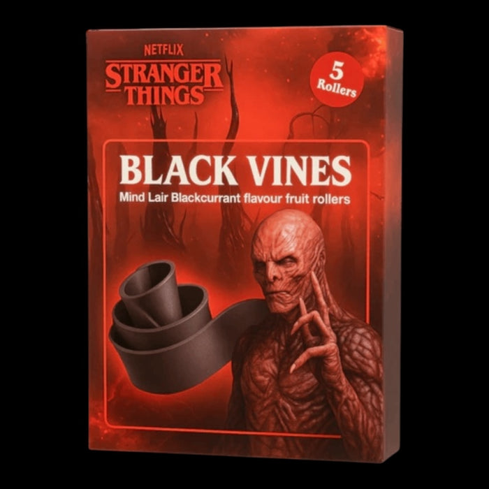 Stranger Things Fruit Rollers Blackcurrant