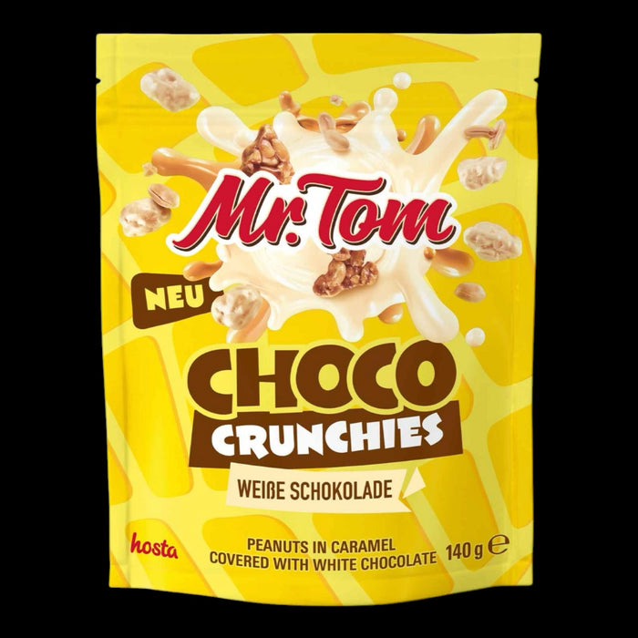 Mr. Tom Choco Crunchies Weiße Schokolade 140g