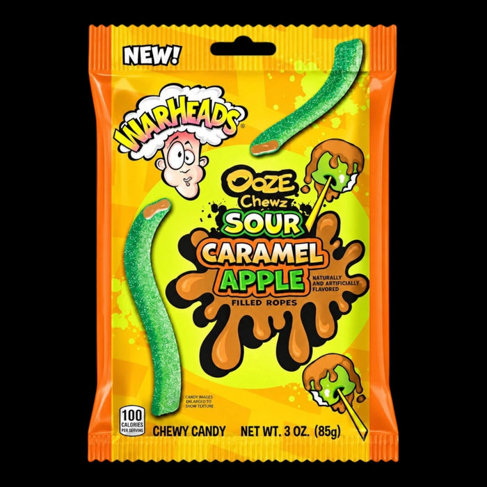 Warheads Ooze Chewz Sour Caramel Apple 85g