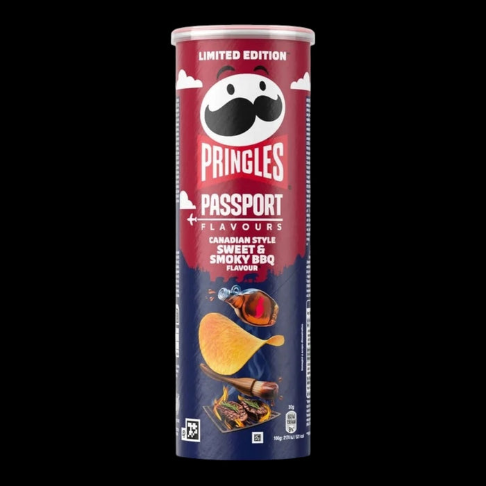 Pringles Passport Flavours Canadian Style Sweet & Smoky BBQ 165g