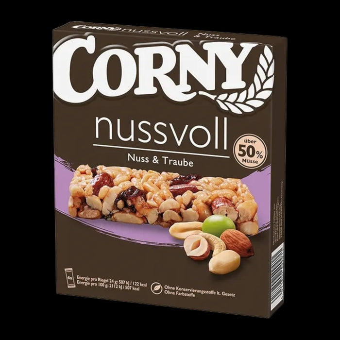 CORNY nussvoll Nuss & Traube 4x24g
