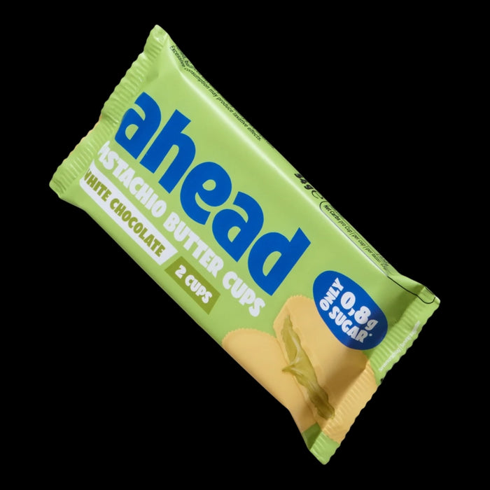 Ahead Pistachio Butter Cups White Chocolate 34g