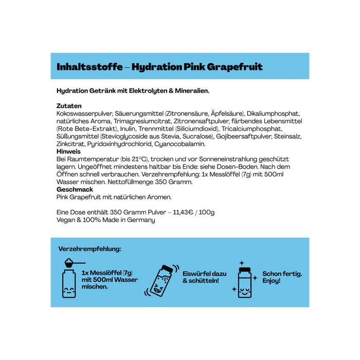 Holy Hydration Grapefruit 1x0,5l
