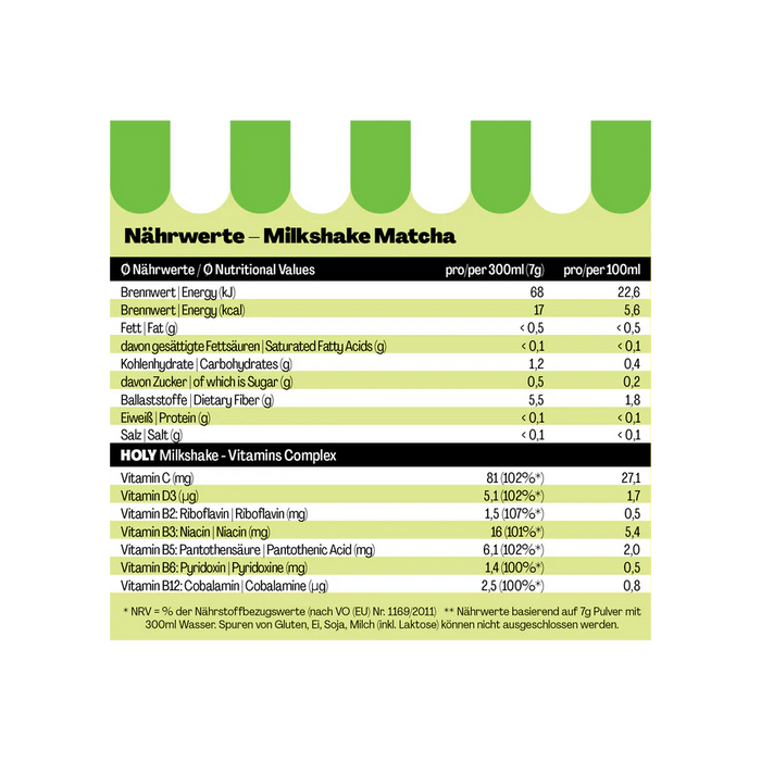 Holy Milkshake Matcha Latte 1x0.5l