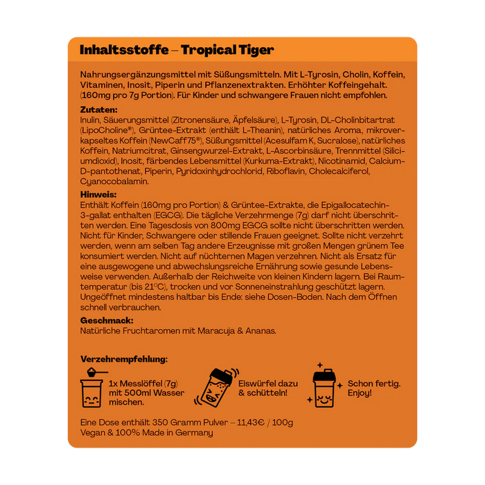 Holy Energy Tropical Tiger 1x0,5l