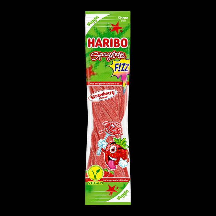 Haribo Spaghetti Strawberry FIZZ veggie 200g
