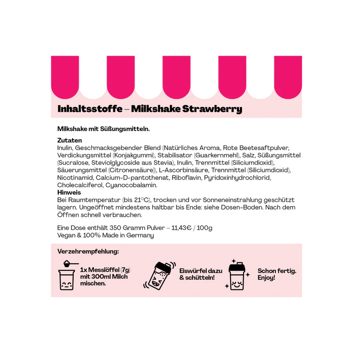 Holy Milkshake Erdbeere 1x0.5l