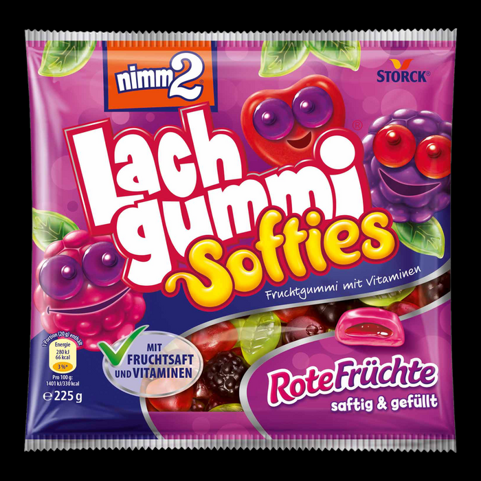 nimm2 Lachgummi Softies Rote Früchte 225g